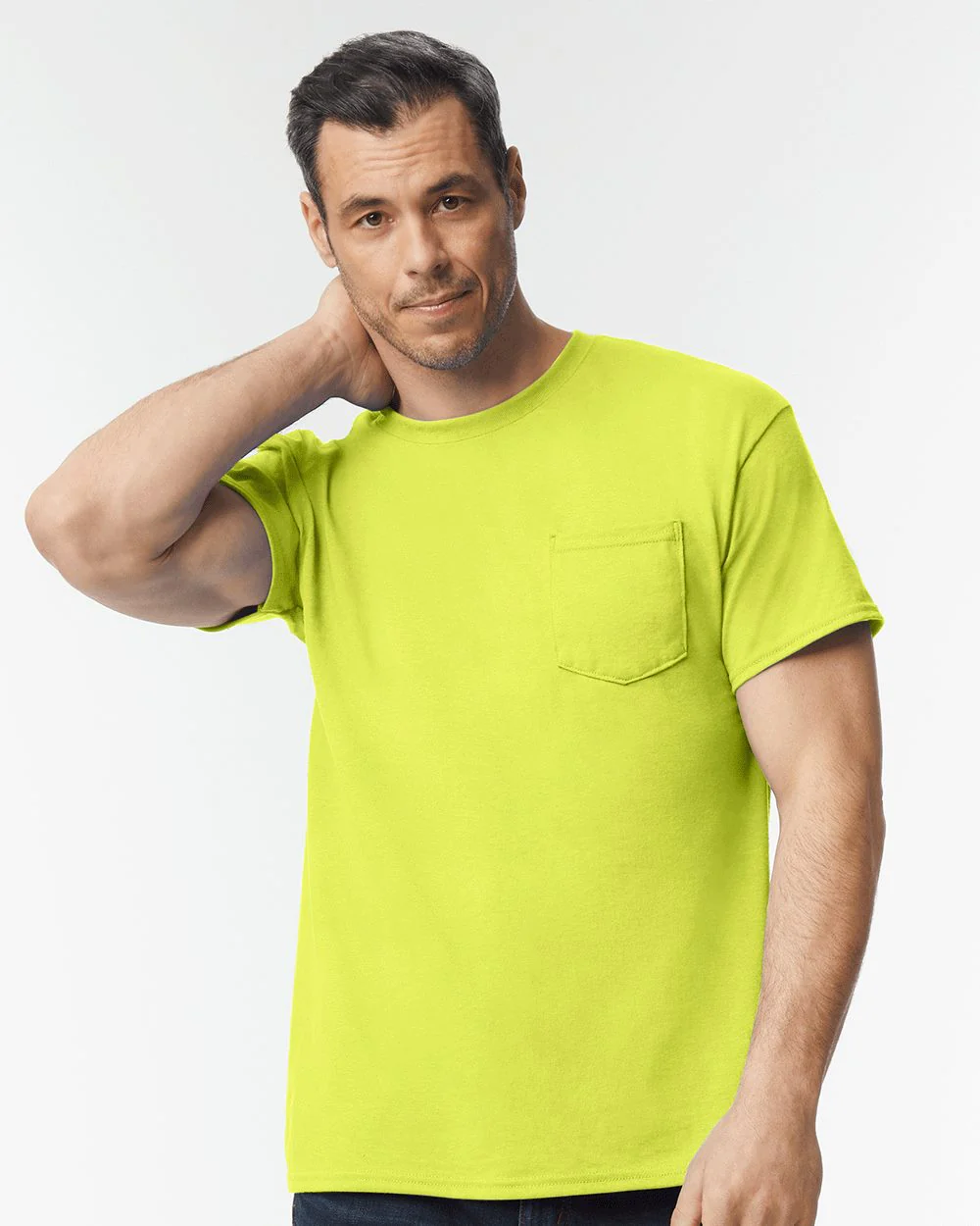 Gildan-8300-DryBlend® Pocket T-Shirt - Image 5