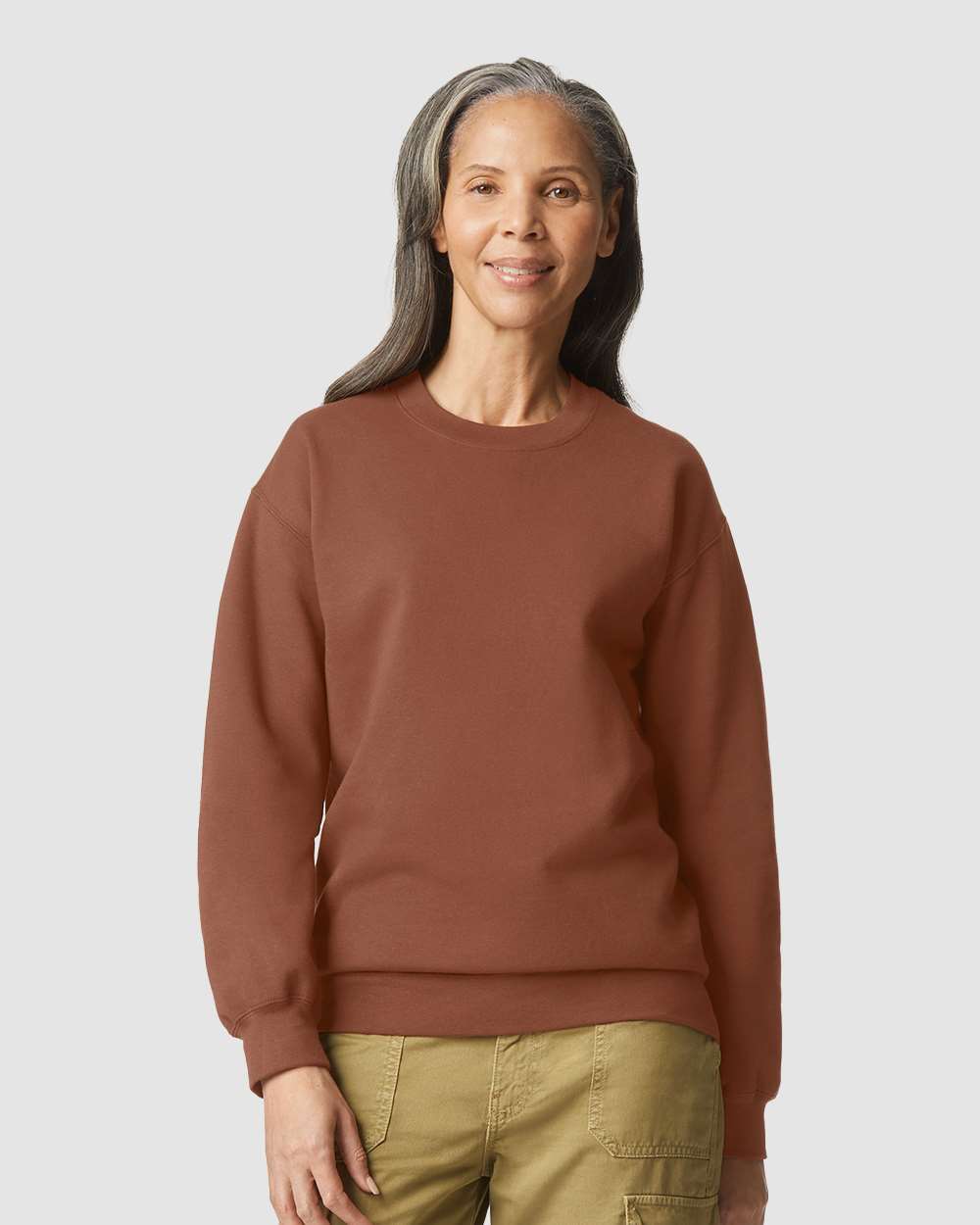 Gildan-SF000-Softstyle® Midweight Crewneck Sweatshirt - Image 35
