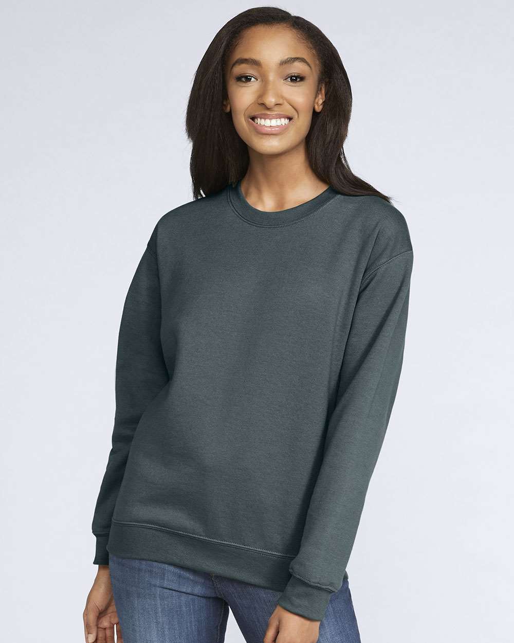 Gildan-SF000-Softstyle® Midweight Crewneck Sweatshirt - Image 41