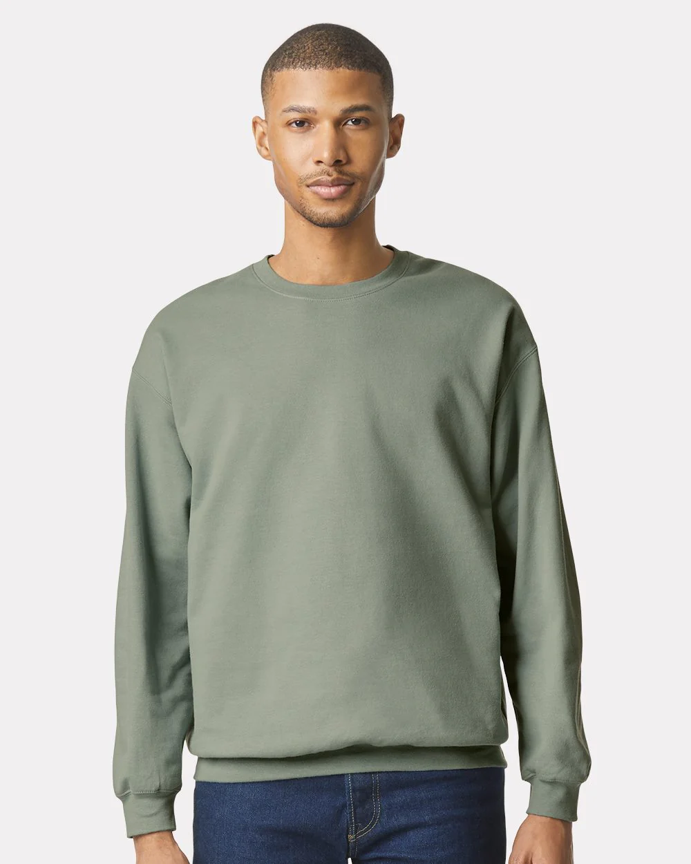 Gildan-SF000-Softstyle® Midweight Crewneck Sweatshirt - Image 7