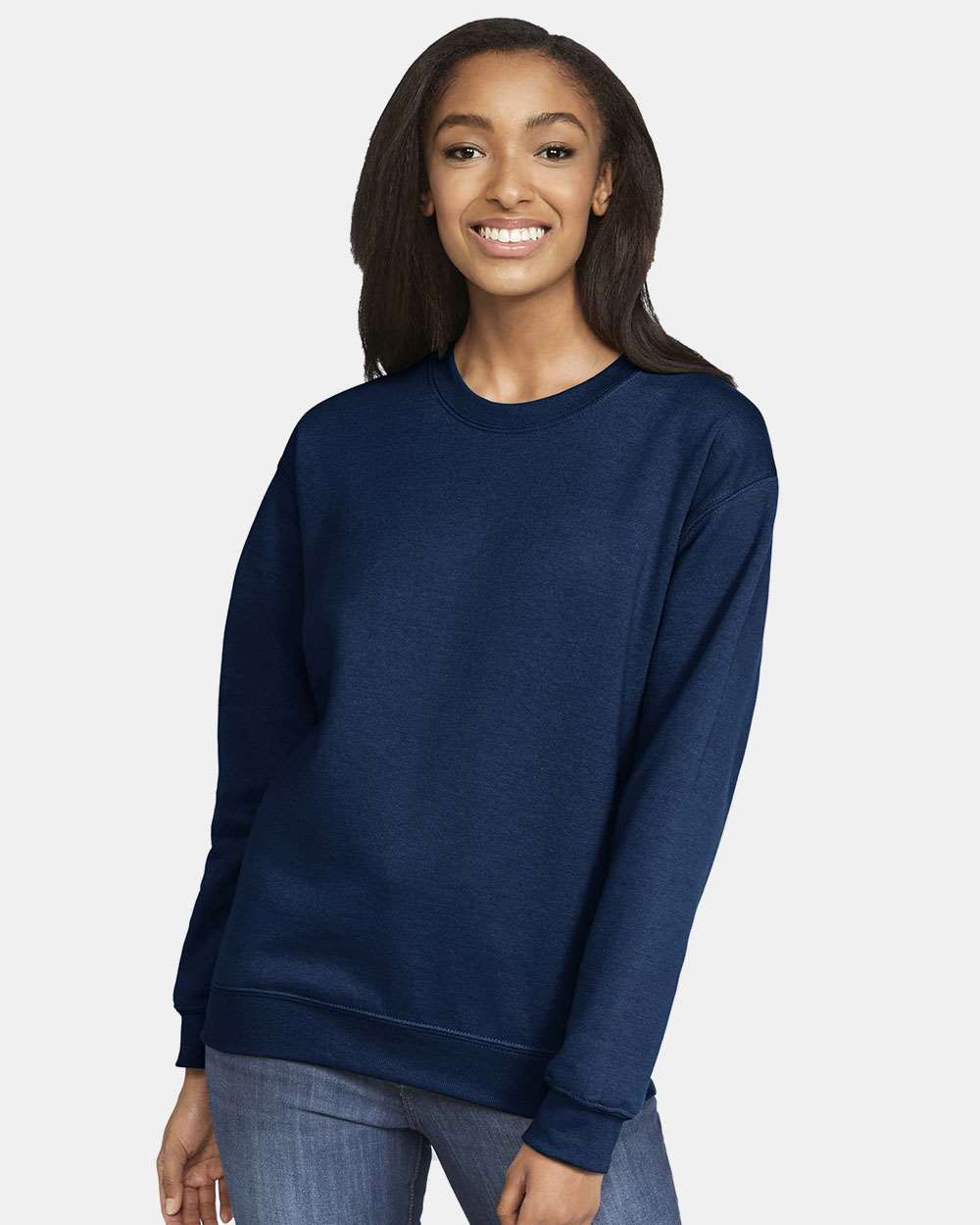 Gildan-SF000-Softstyle® Midweight Crewneck Sweatshirt - Image 77