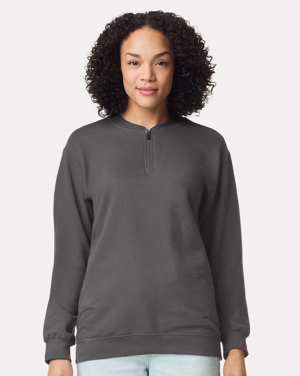 Gildan-SF008-Softstyle® Midweight 1/4 Zip Sweatshirt - Image 11