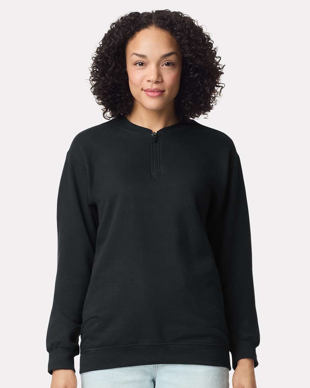 Gildan-SF008-Softstyle® Midweight 1/4 Zip Sweatshirt - Image 4