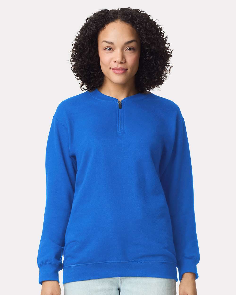 Gildan-SF008-Softstyle® Midweight 1/4 Zip Sweatshirt - Image 41