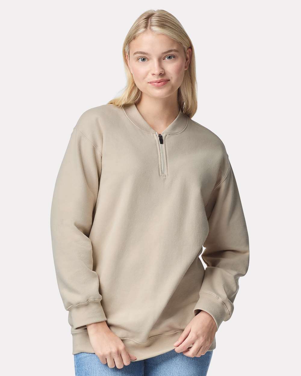 Gildan-SF008-Softstyle® Midweight 1/4 Zip Sweatshirt - Image 47