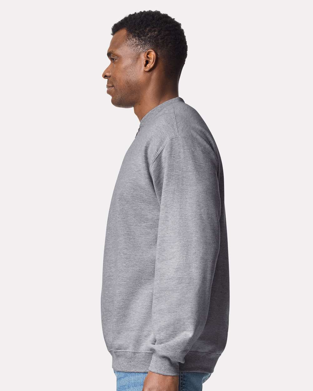 Gildan-SF008-Softstyle® Midweight 1/4 Zip Sweatshirt - Image 54