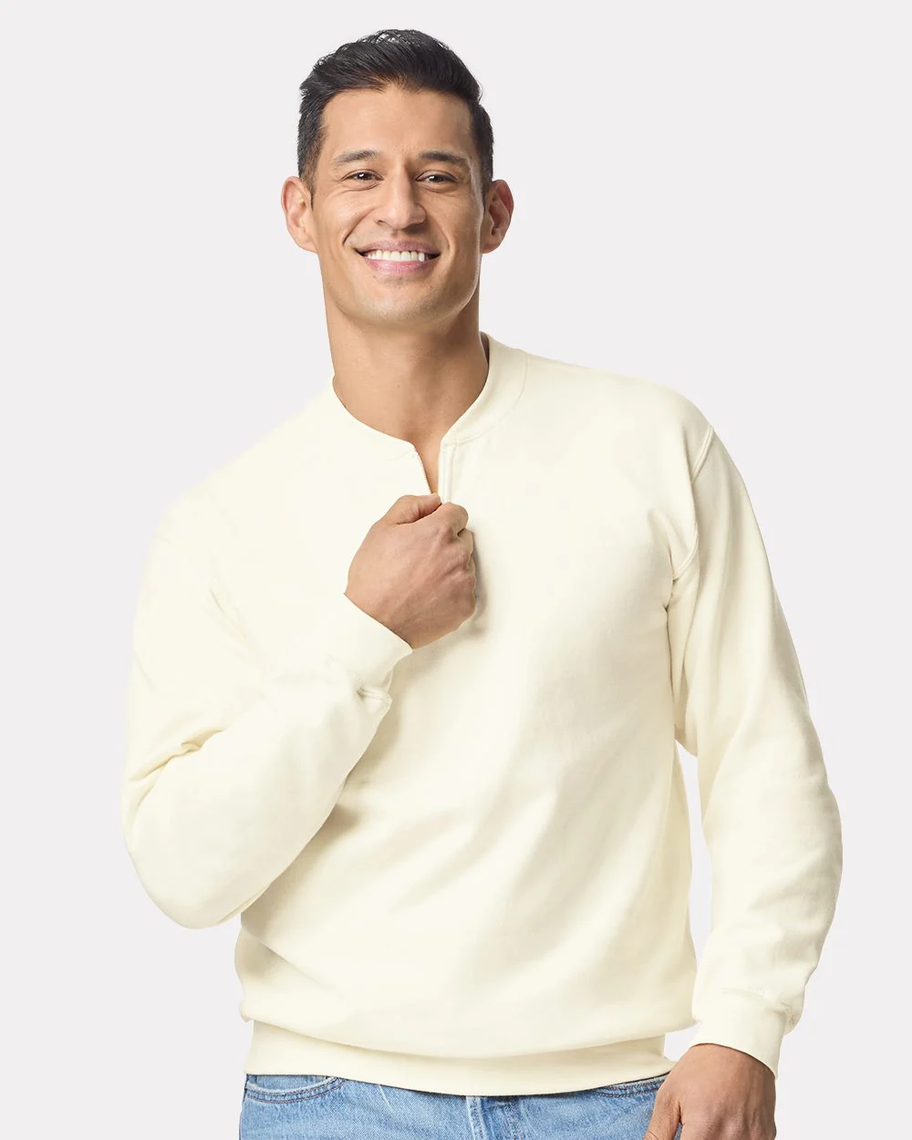 Gildan-SF008-Softstyle® Midweight 1/4 Zip Sweatshirt - Image 7