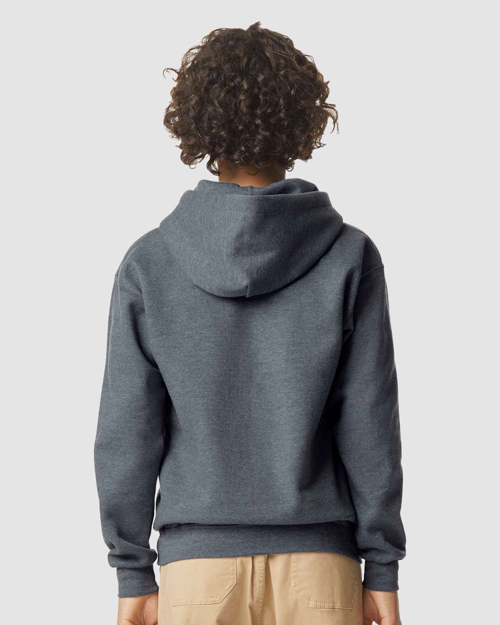 Gildan-SF500B-Softstyle® Youth Midweight Hooded Sweatshirt - Image 19
