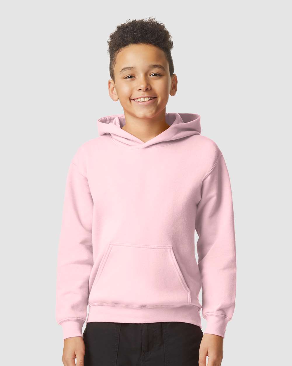 Gildan-SF500B-Softstyle® Youth Midweight Hooded Sweatshirt - Image 29