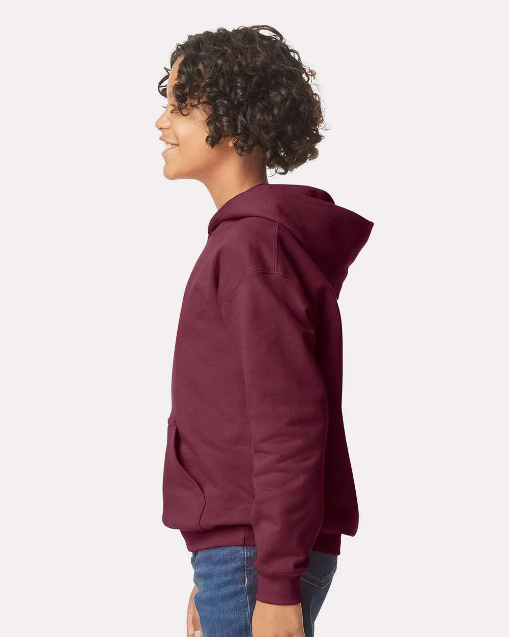 Gildan-SF500B-Softstyle® Youth Midweight Hooded Sweatshirt - Image 36