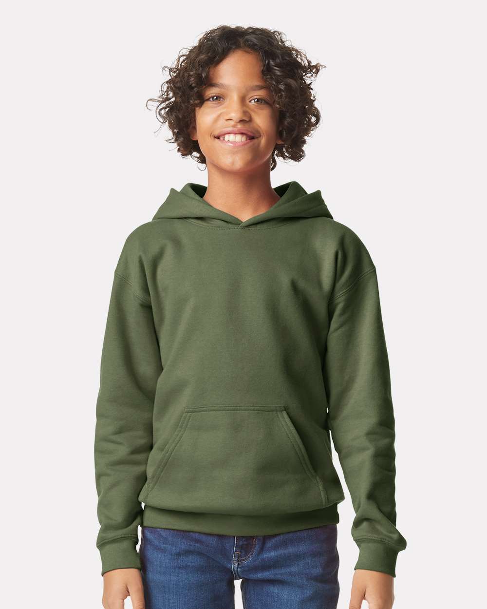 Gildan-SF500B-Softstyle® Youth Midweight Hooded Sweatshirt - Image 41