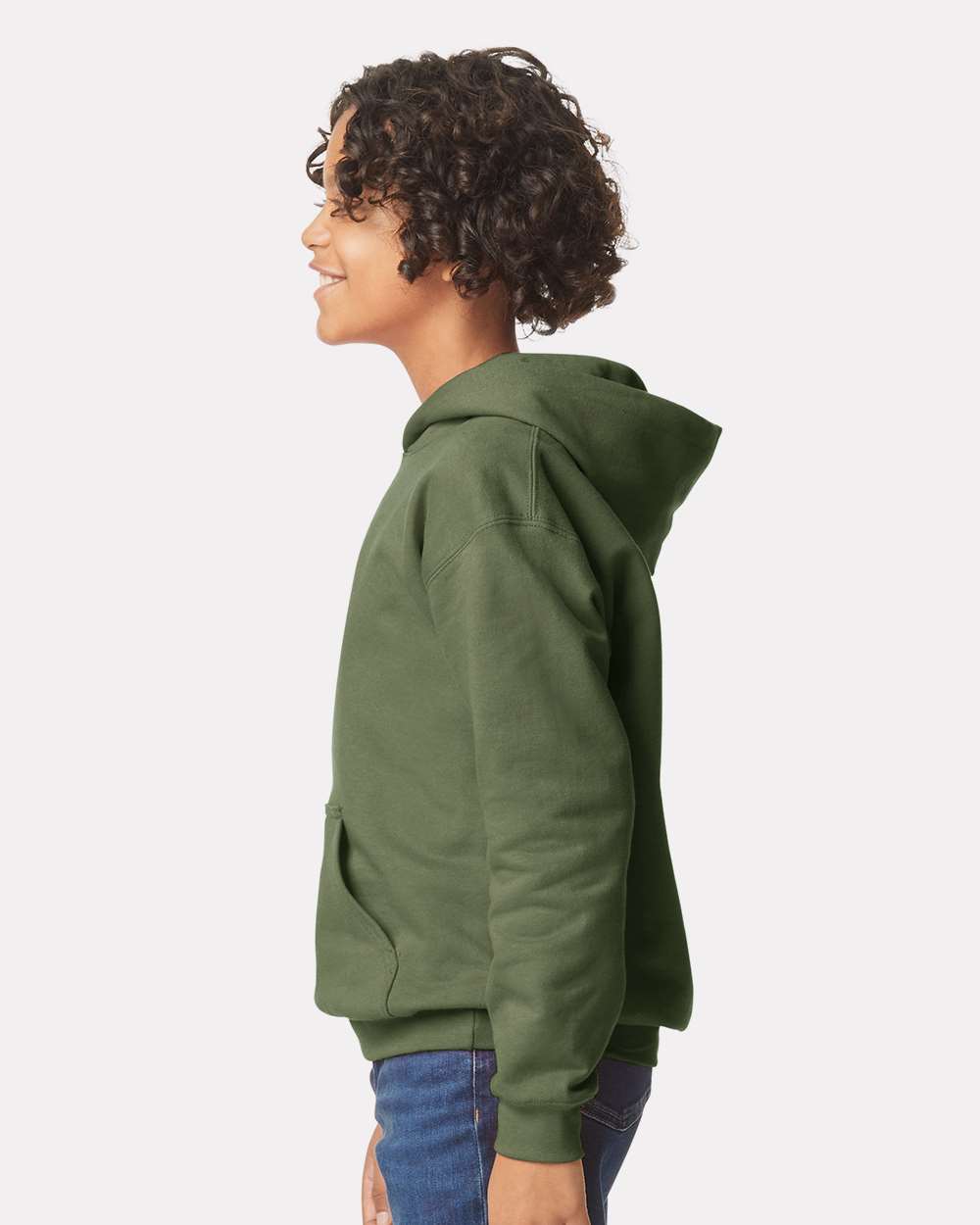 Gildan-SF500B-Softstyle® Youth Midweight Hooded Sweatshirt - Image 42
