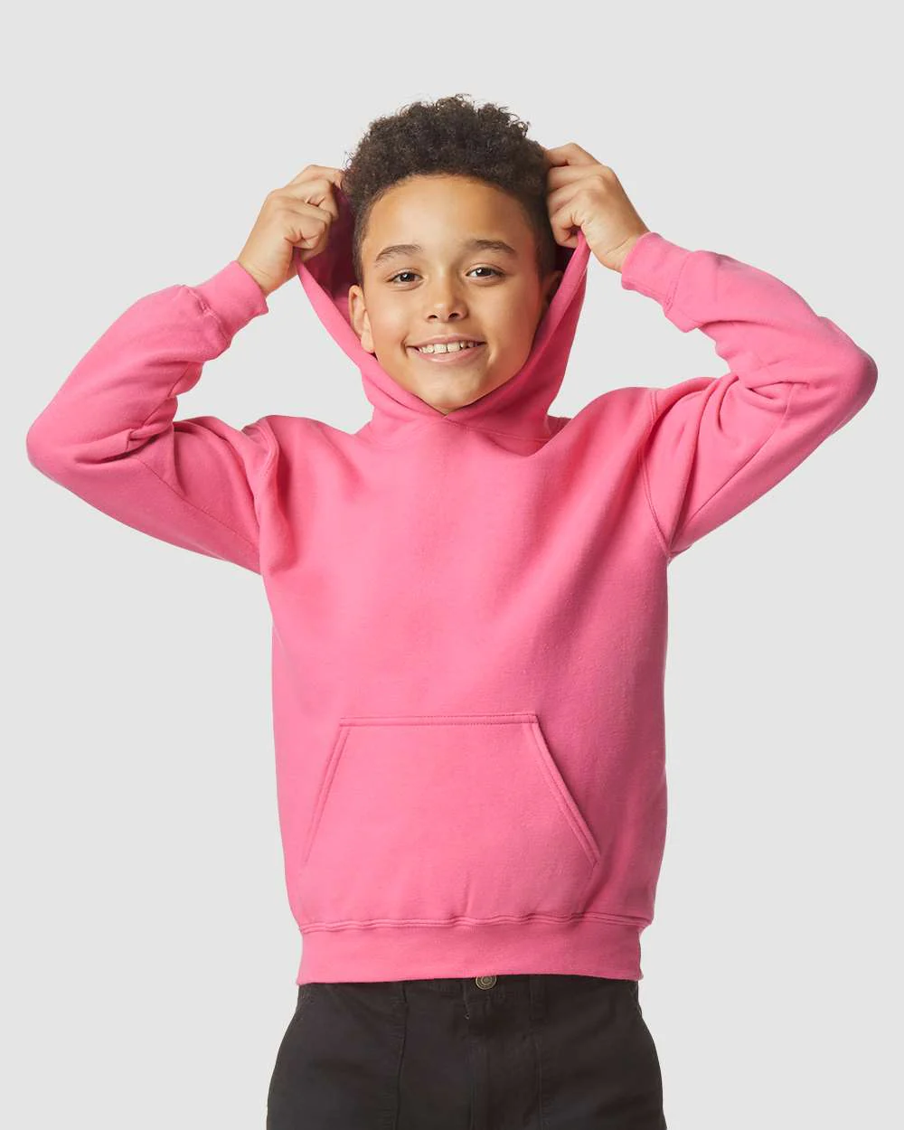 Gildan-SF500B-Softstyle® Youth Midweight Hooded Sweatshirt - Image 53