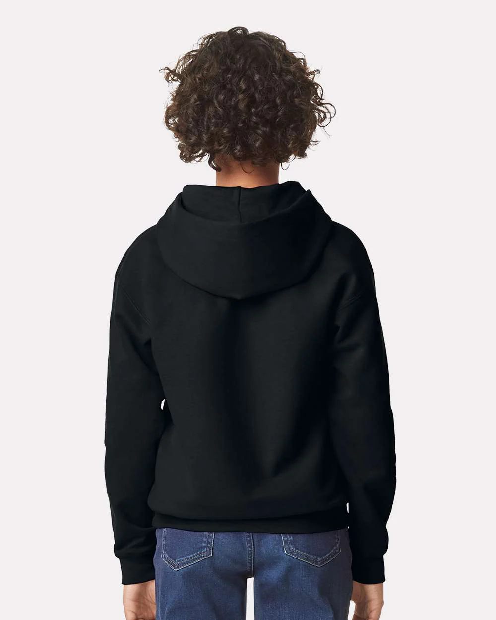Gildan-SF500B-Softstyle® Youth Midweight Hooded Sweatshirt - Image 6