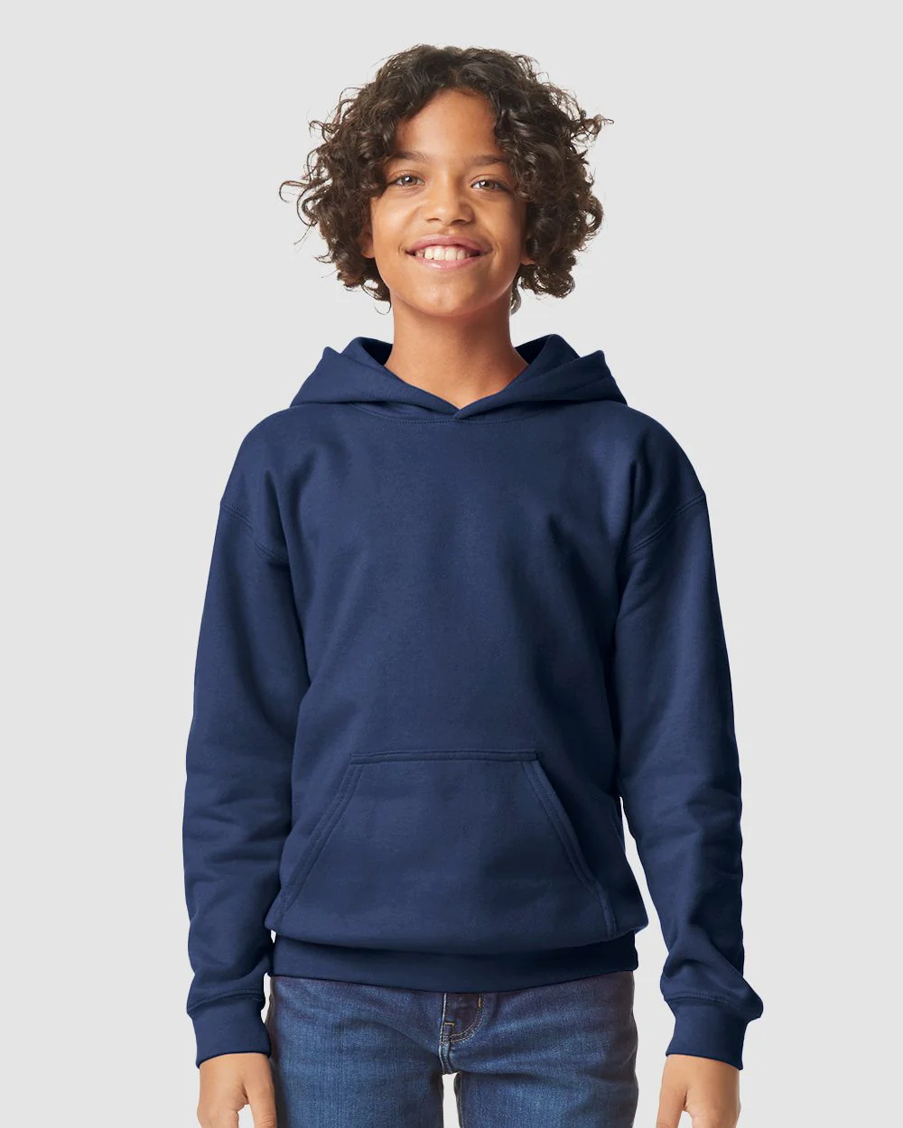 Gildan-SF500B-Softstyle® Youth Midweight Hooded Sweatshirt - Image 7