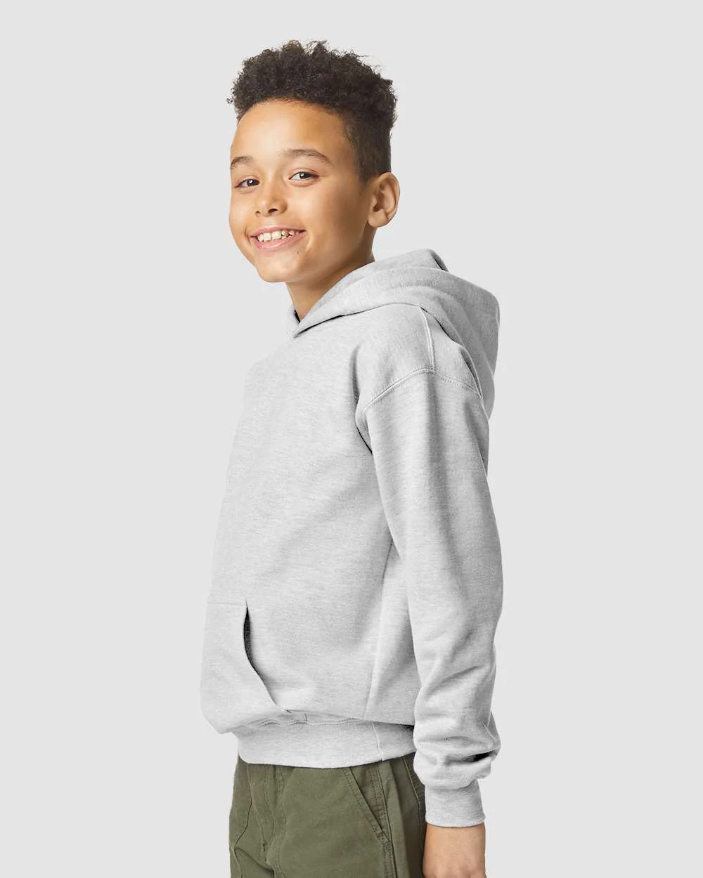 Gildan-SF500B-Softstyle® Youth Midweight Hooded Sweatshirt - Image 78