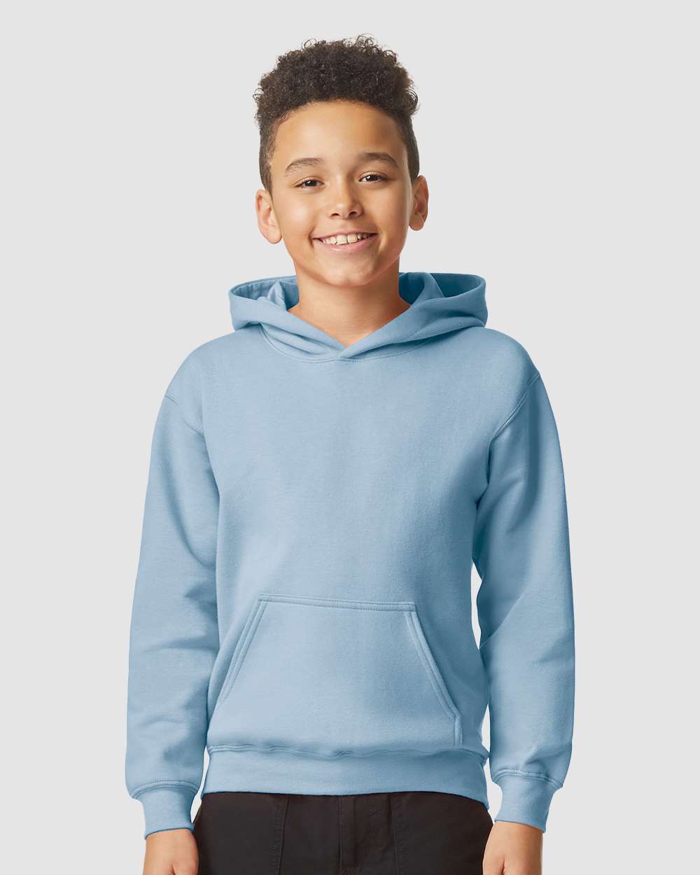Gildan-SF500B-Softstyle® Youth Midweight Hooded Sweatshirt - Image 83