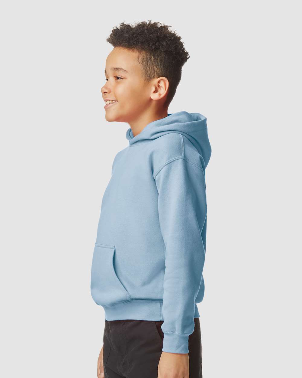 Gildan-SF500B-Softstyle® Youth Midweight Hooded Sweatshirt - Image 84