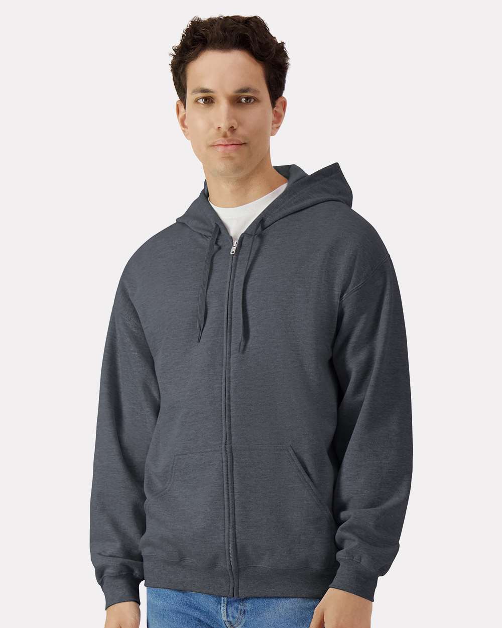 Gildan-SF600-Softstyle® Full-Zip Hooded Sweatshirt - Image 11
