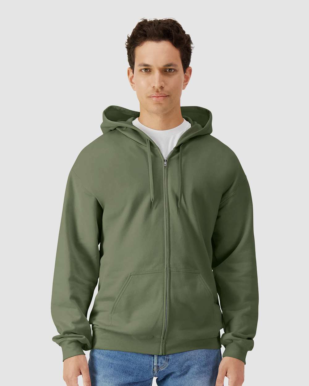 Gildan-SF600-Softstyle® Full-Zip Hooded Sweatshirt - Image 29