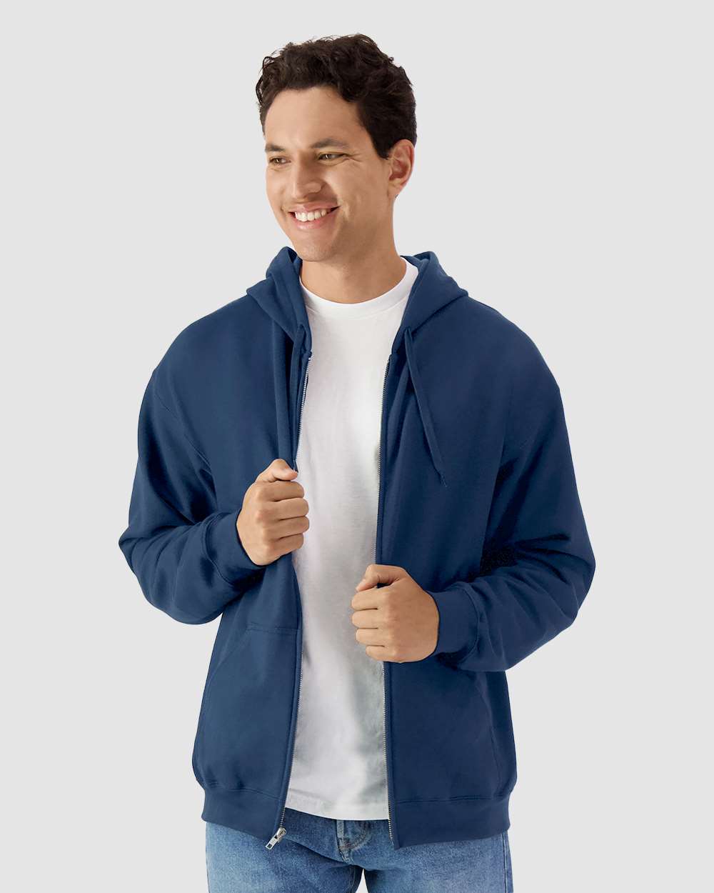 Gildan-SF600-Softstyle® Full-Zip Hooded Sweatshirt - Image 35