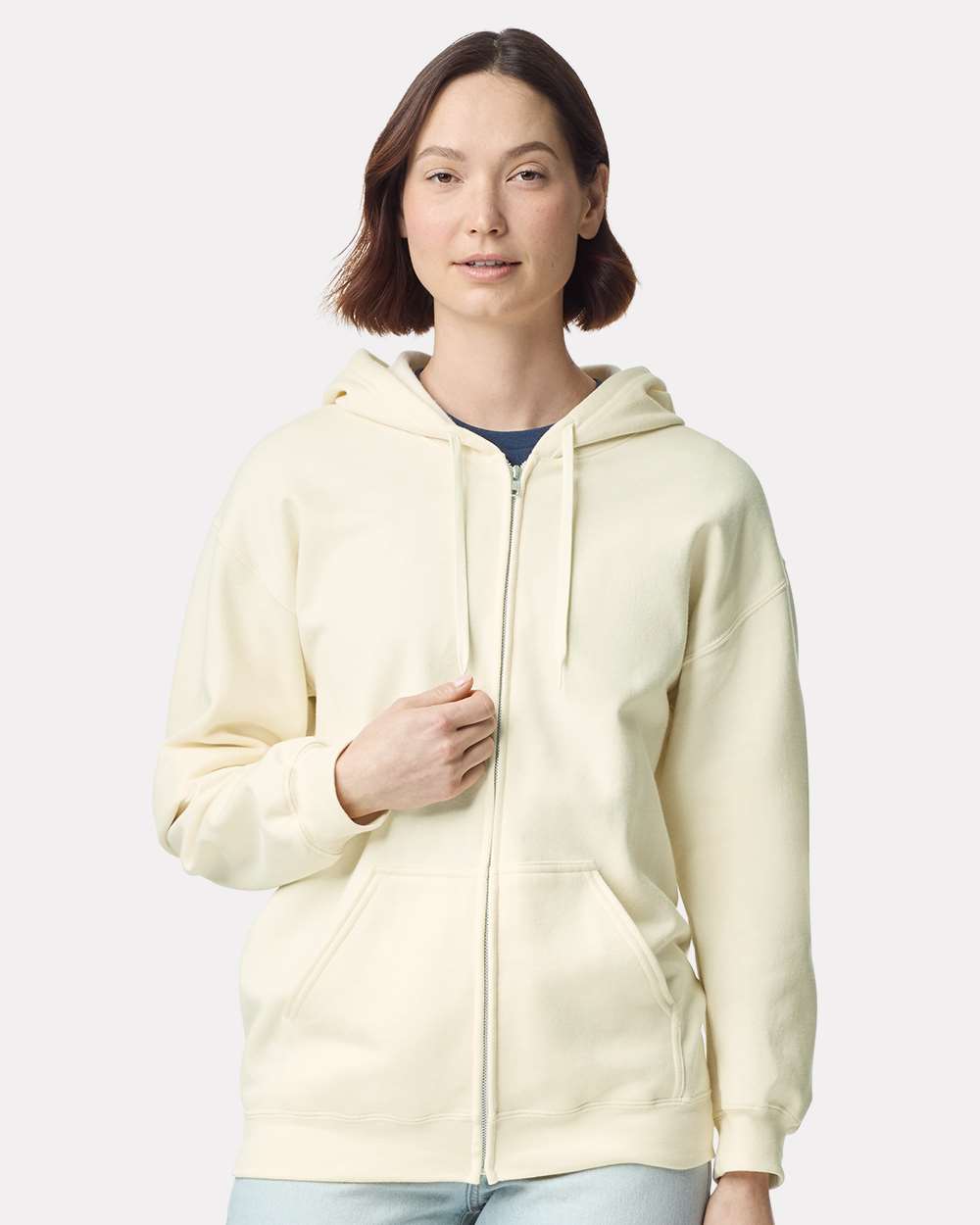 Gildan-SF600-Softstyle® Full-Zip Hooded Sweatshirt - Image 41