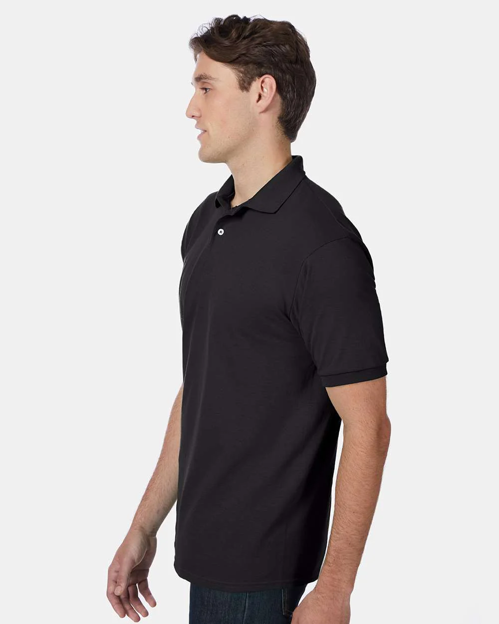 Hanes-054X-Ecosmart® Jersey Polo - Image 12