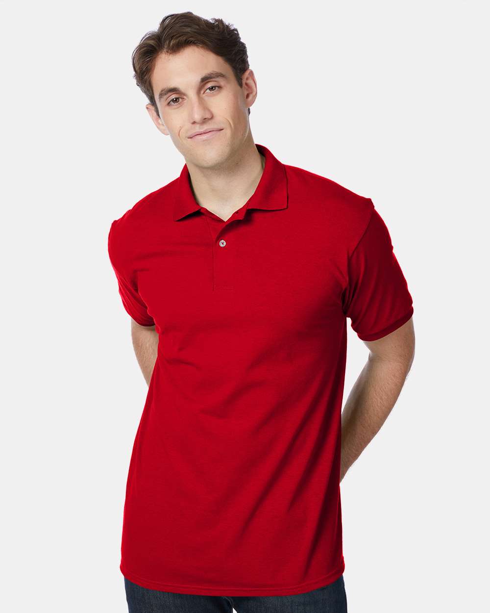 Hanes-054X-Ecosmart® Jersey Polo - Image 35