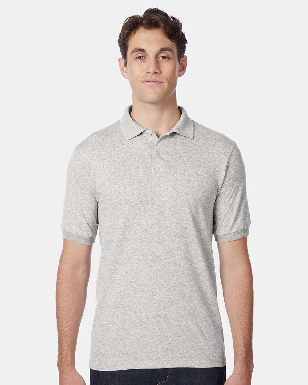 Hanes-054X-Ecosmart® Jersey Polo - Image 4