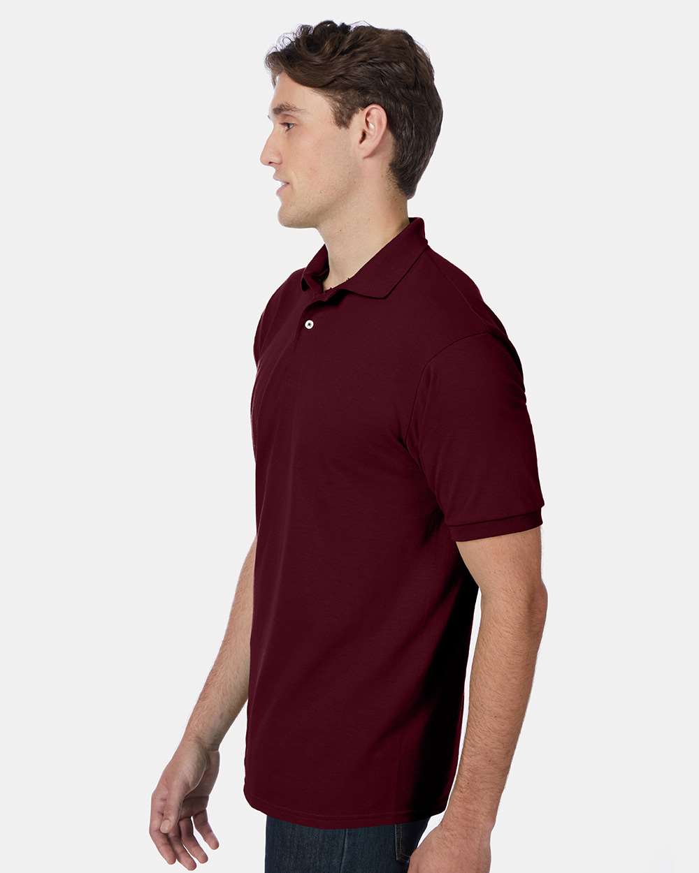 Hanes-054X-Ecosmart® Jersey Polo - Image 63