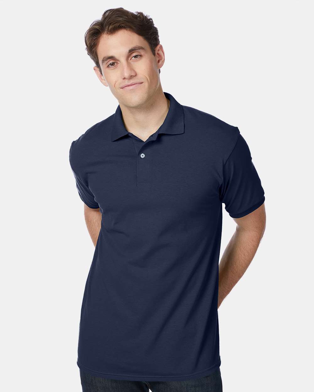 Hanes-054X-Ecosmart® Jersey Polo - Image 68