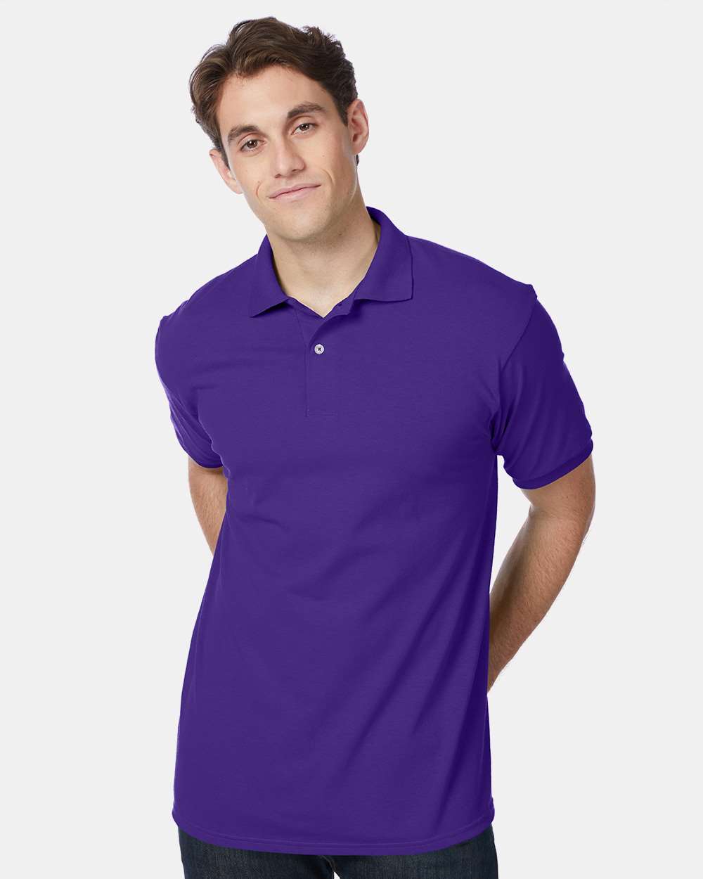 Hanes-054X-Ecosmart® Jersey Polo - Image 80