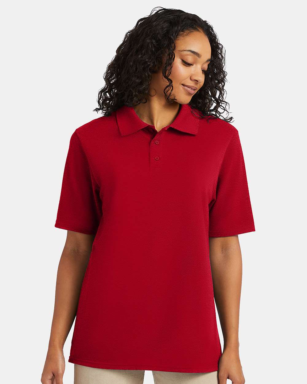 Hanes-055P-Piqué Polo - Image 17