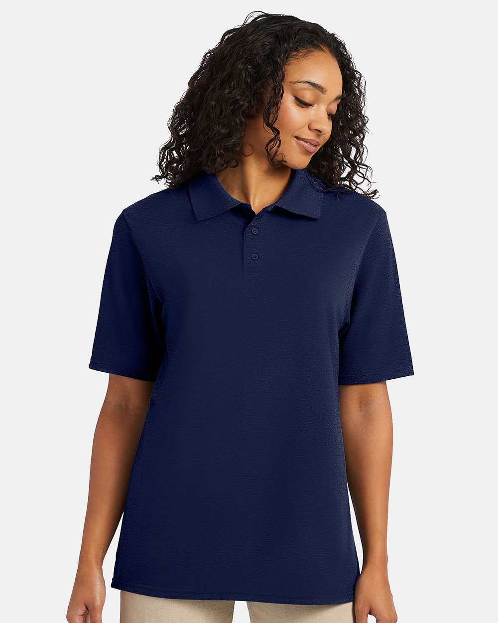 Hanes-055P-Piqué Polo - Image 26