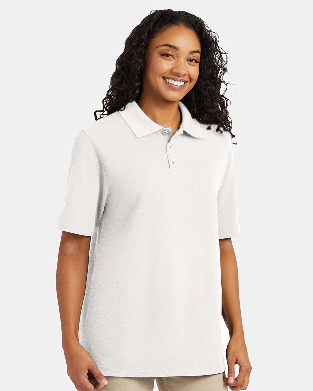 Hanes-055P-Piqué Polo - Image 32