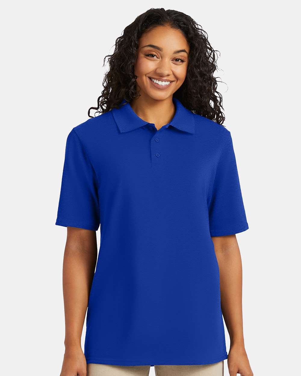 Hanes-055P-Piqué Polo - Image 35