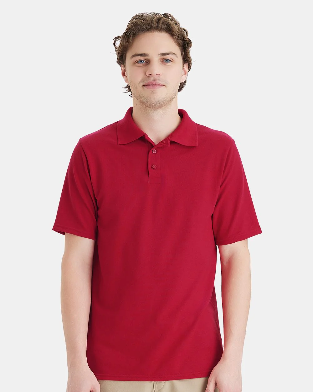 Hanes-055P-Piqué Polo - Image 7