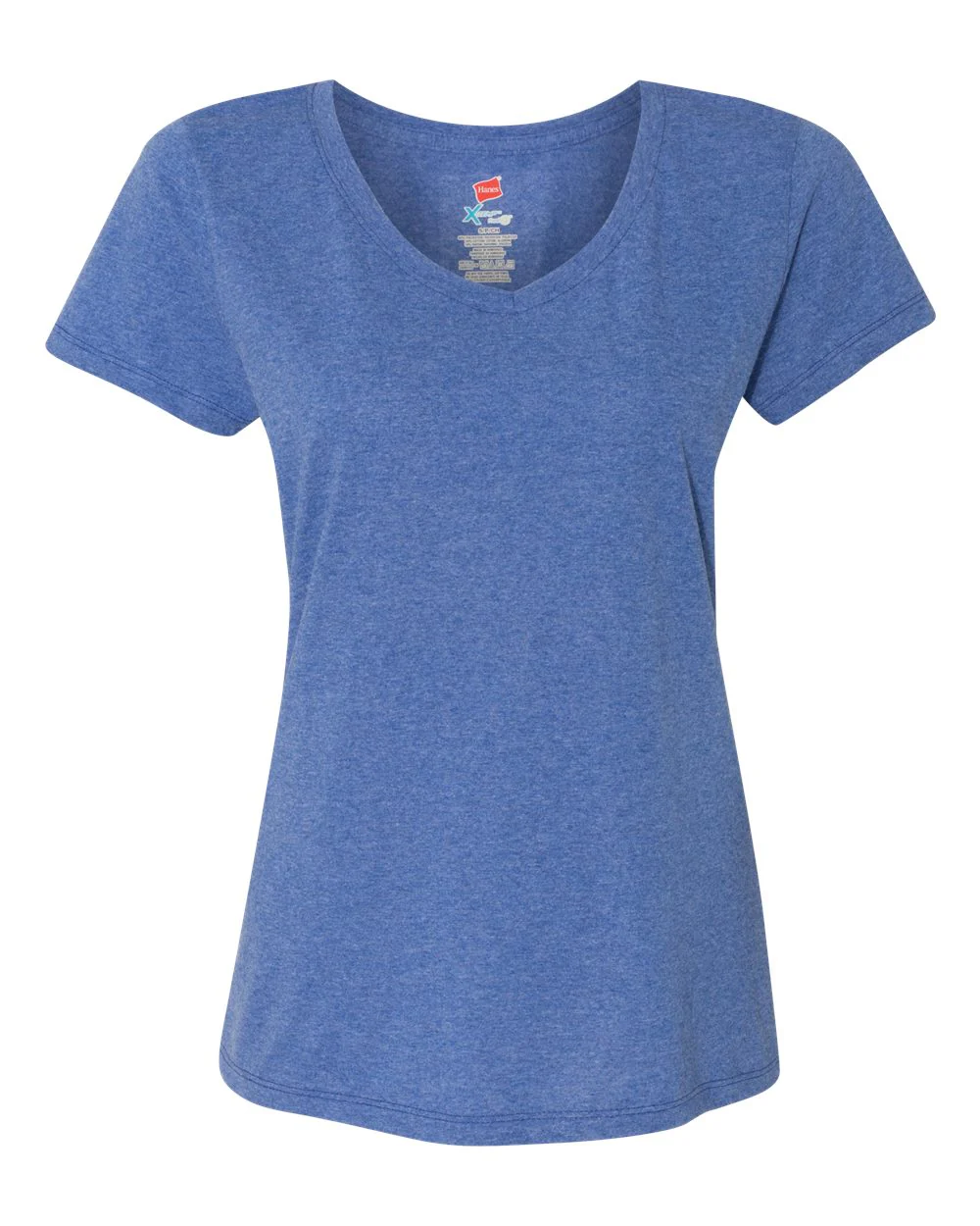 Hanes-42VT-Perfect-T Women’s Triblend V-Neck T-Shirt - Image 30