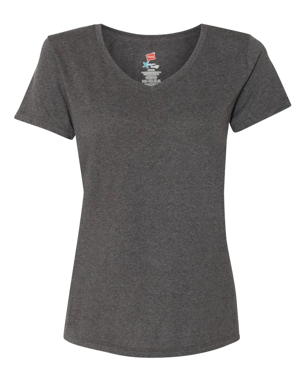 Hanes-42VT-Perfect-T Women’s Triblend V-Neck T-Shirt - Image 36