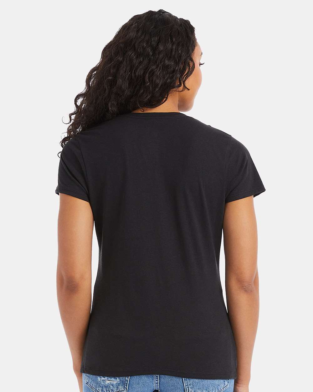 Hanes-42VT-Perfect-T Women’s Triblend V-Neck T-Shirt - Image 6