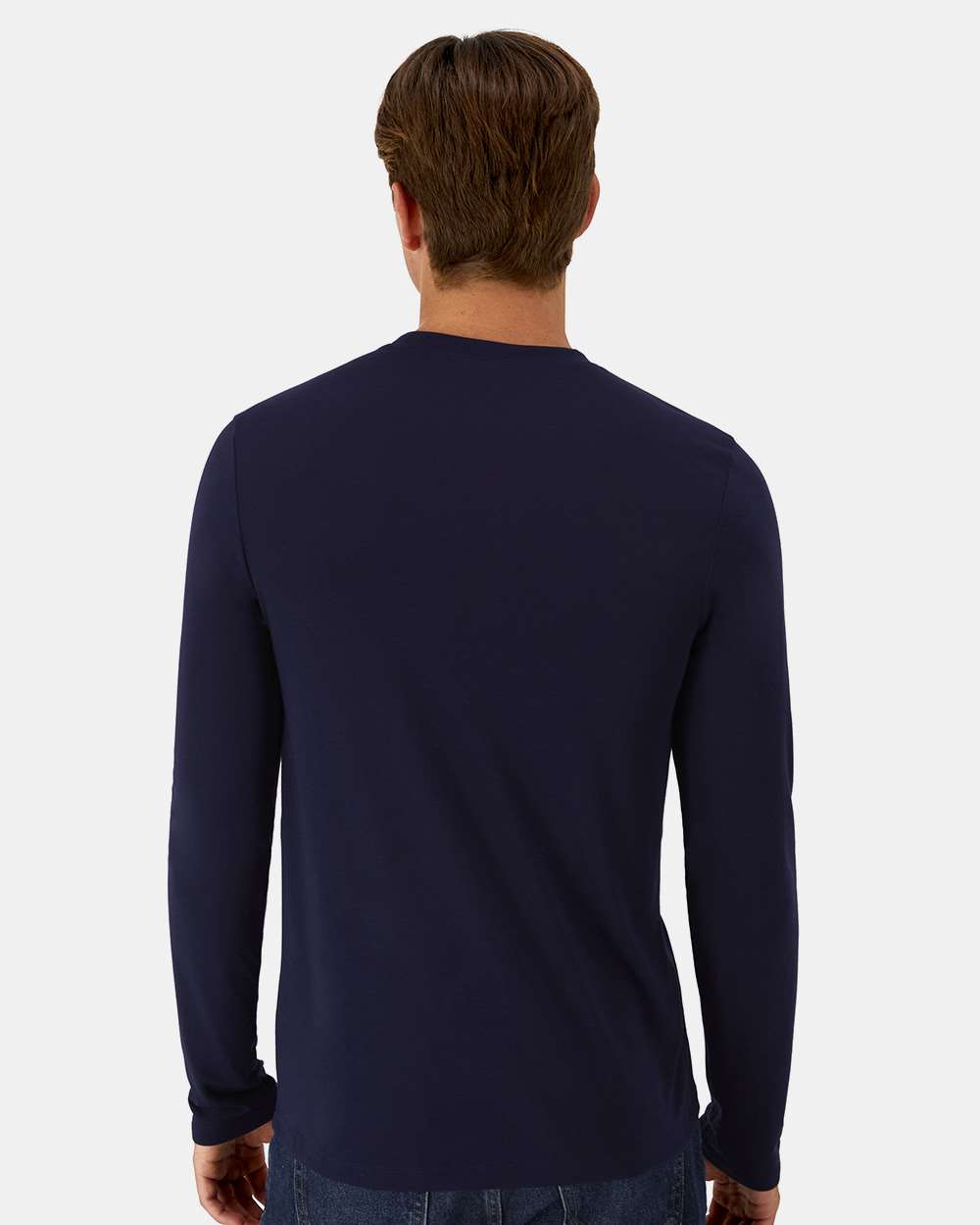 Hanes-484L-Cool DRI® Cotton Touch Long Sleeve T-Shirt - Image 3