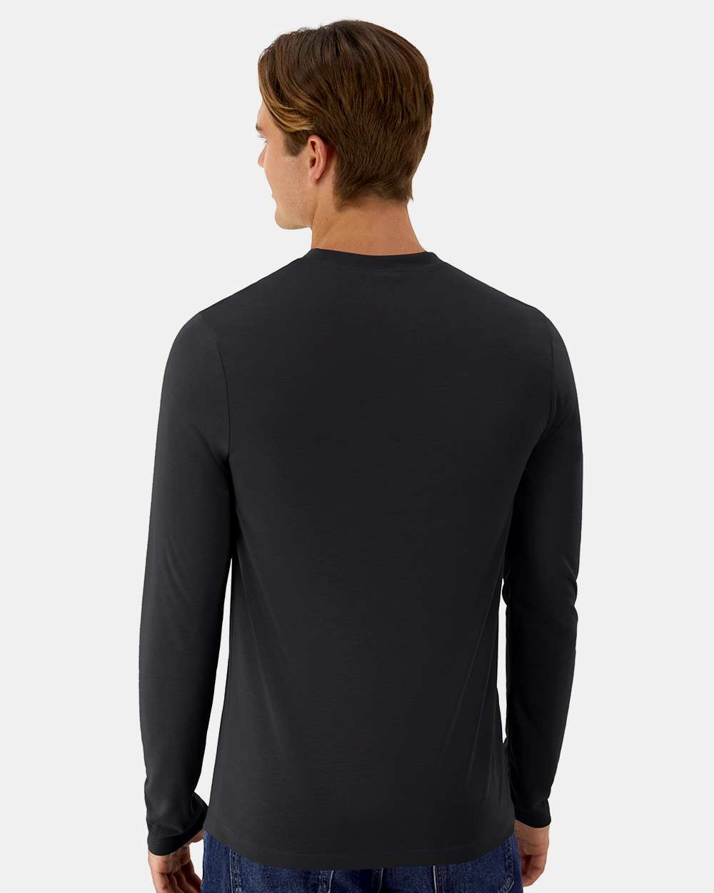 Hanes-484L-Cool DRI® Cotton Touch Long Sleeve T-Shirt - Image 7
