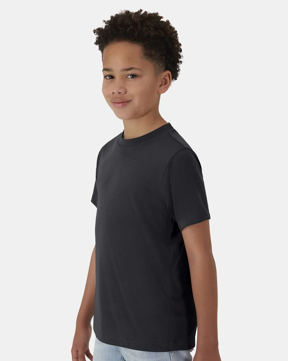 Hanes-484Y-Cool DRI® Youth Cotton Touch T-Shirt - Image 6