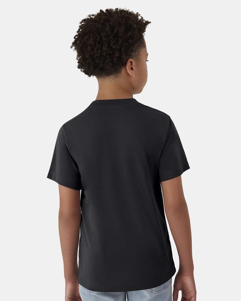 Hanes-484Y-Cool DRI® Youth Cotton Touch T-Shirt - Image 7