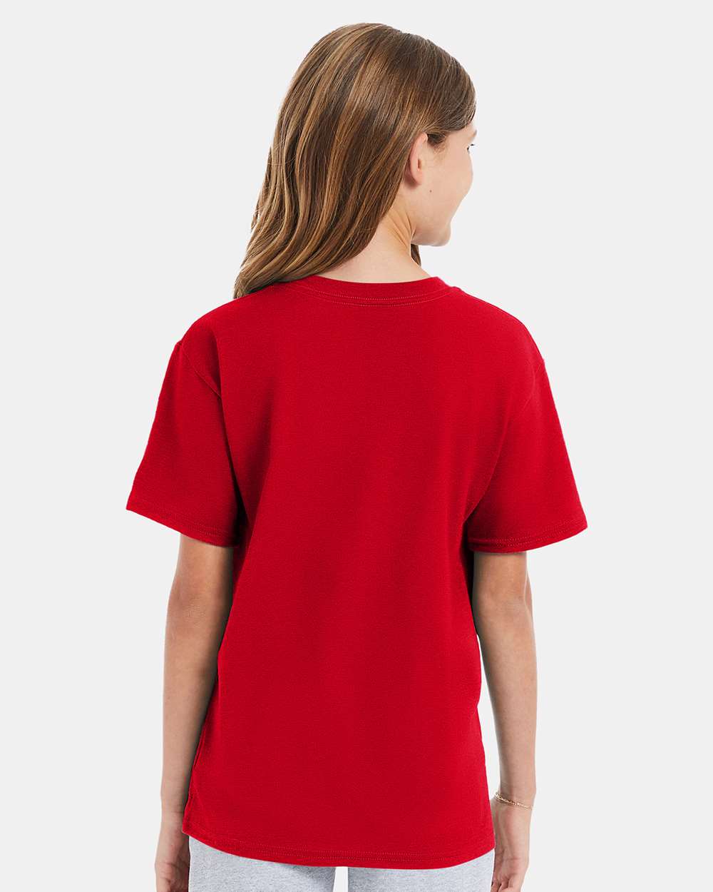 Hanes-498Y-Perfect-T Youth T-Shirt - Image 13