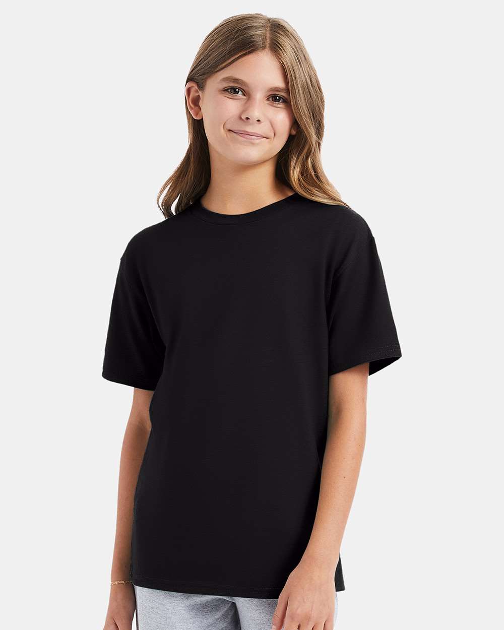Hanes-498Y-Perfect-T Youth T-Shirt - Image 17