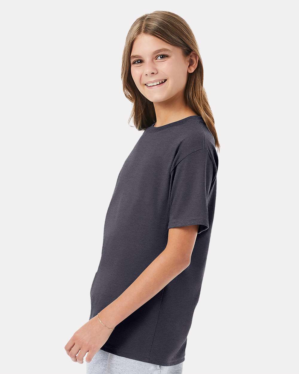 Hanes-498Y-Perfect-T Youth T-Shirt - Image 30