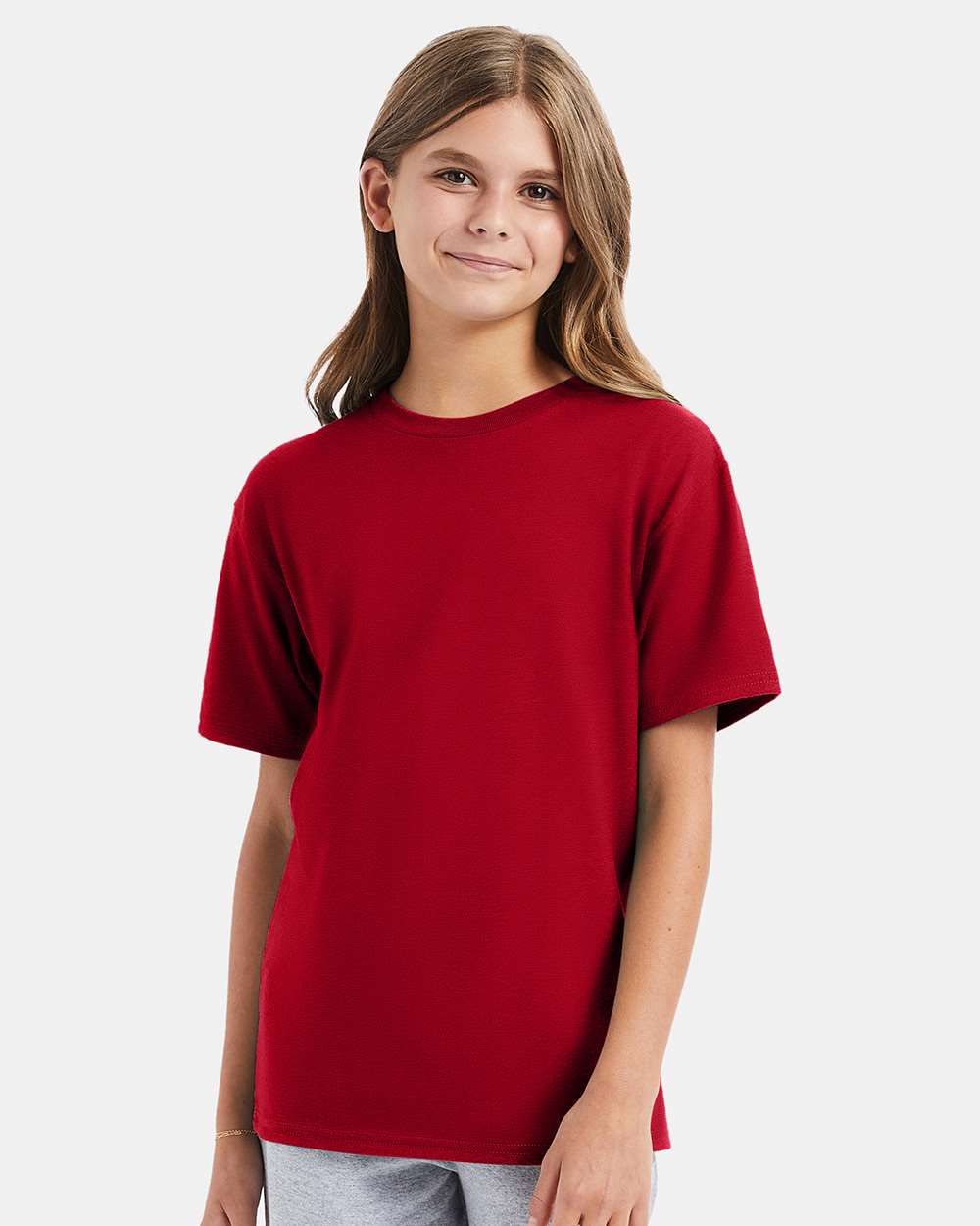 Hanes-498Y-Perfect-T Youth T-Shirt - Image 35