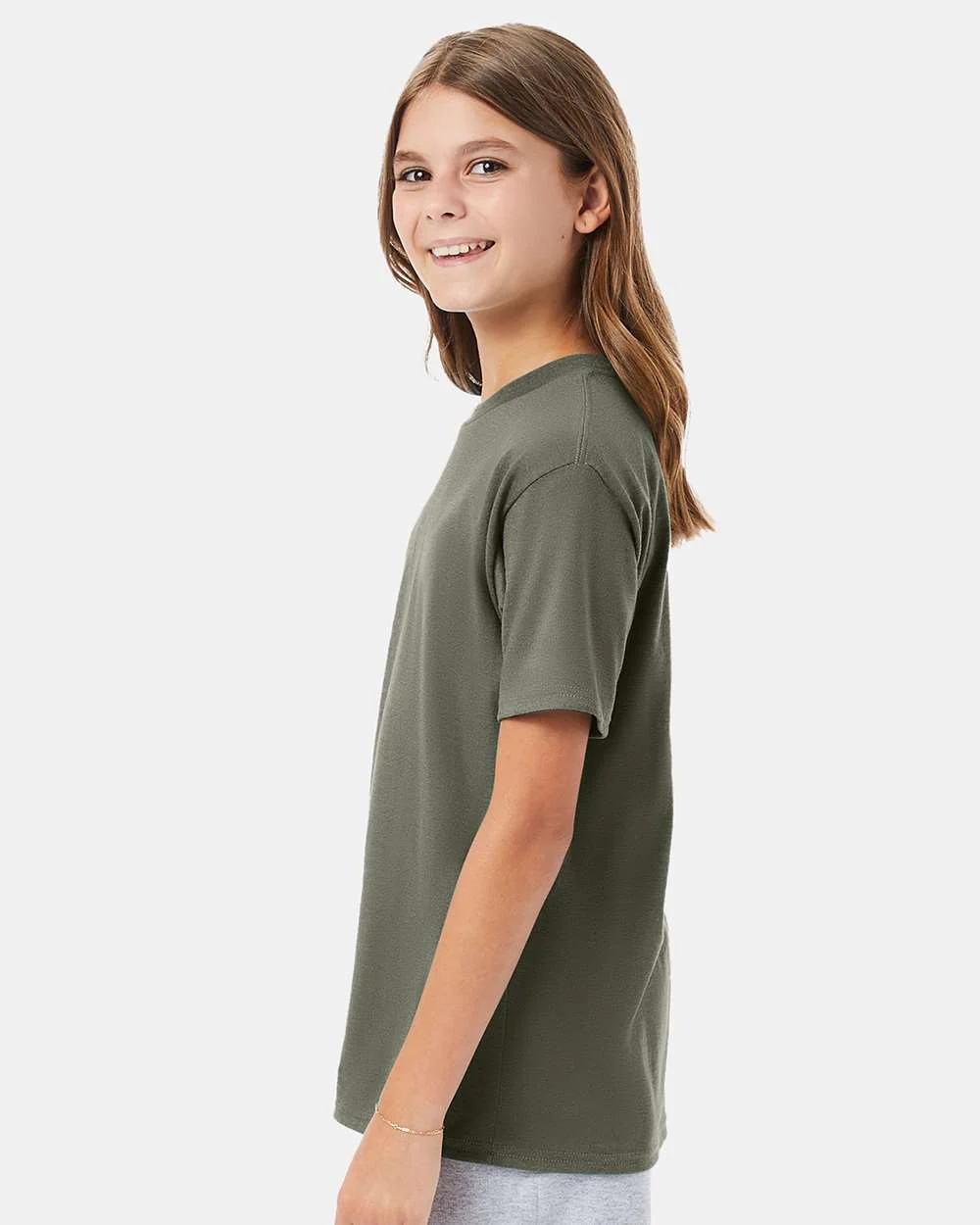 Hanes-498Y-Perfect-T Youth T-Shirt - Image 48