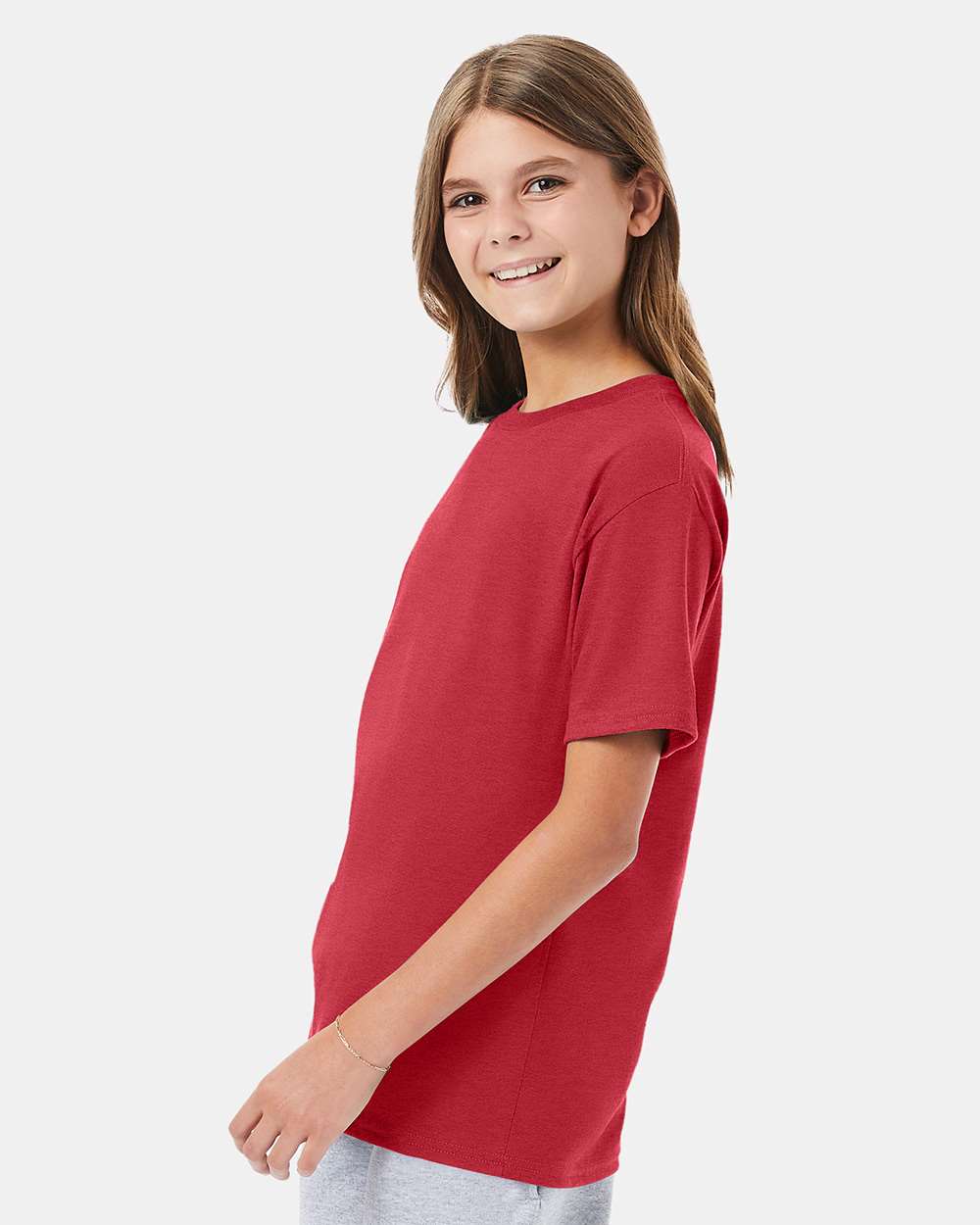 Hanes-498Y-Perfect-T Youth T-Shirt - Image 60